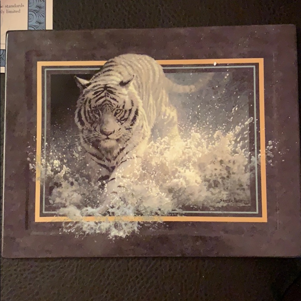 Bradford Exchange “white lightning” NEW